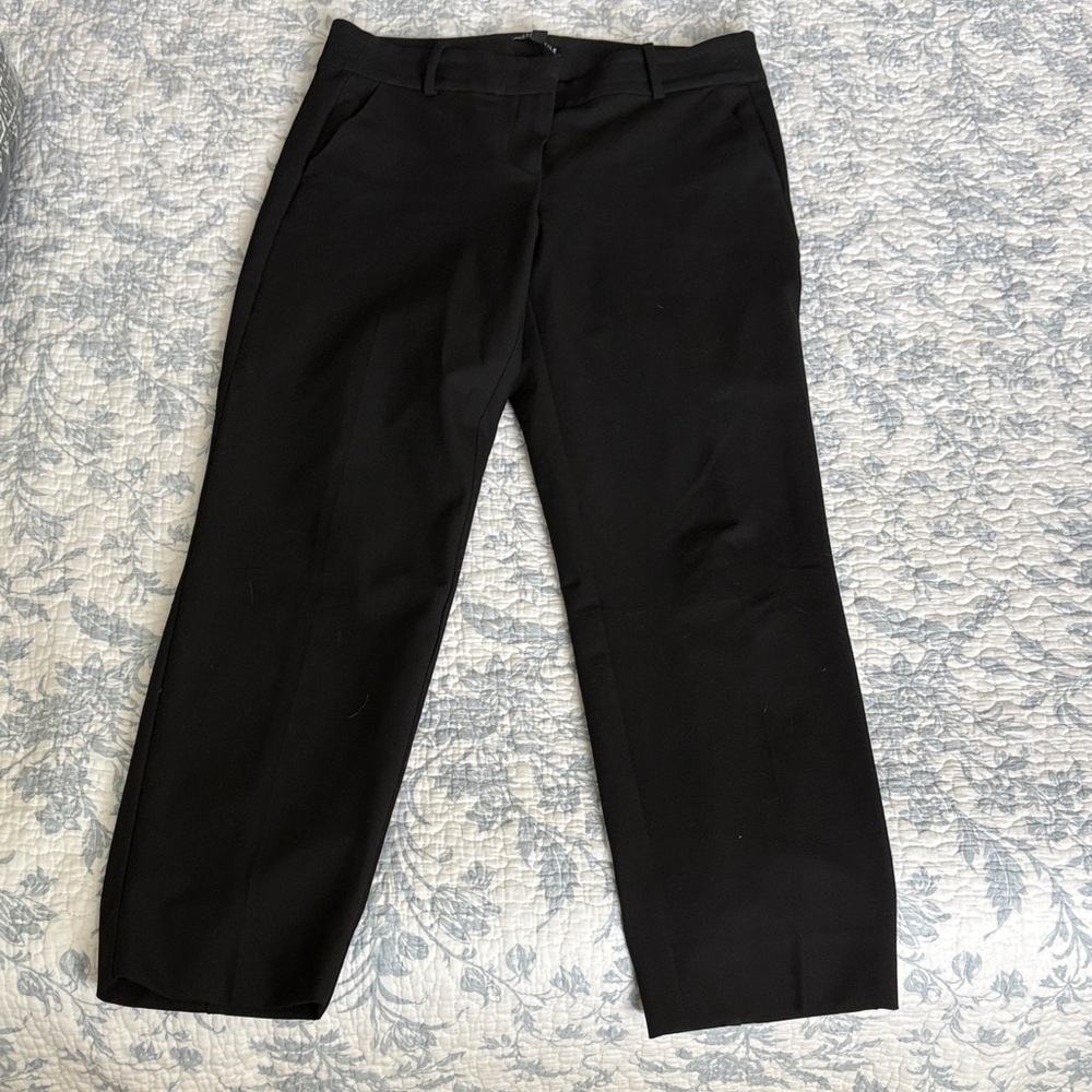 J. Crew Factory Black Cropped Dress Pants